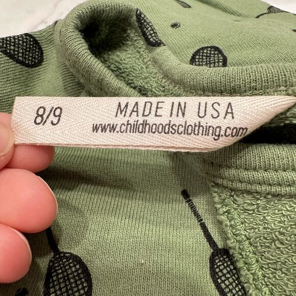 Childhoods Green Tennis Anyone Peplum Crew Sweatshirt - Picture 7 of 7